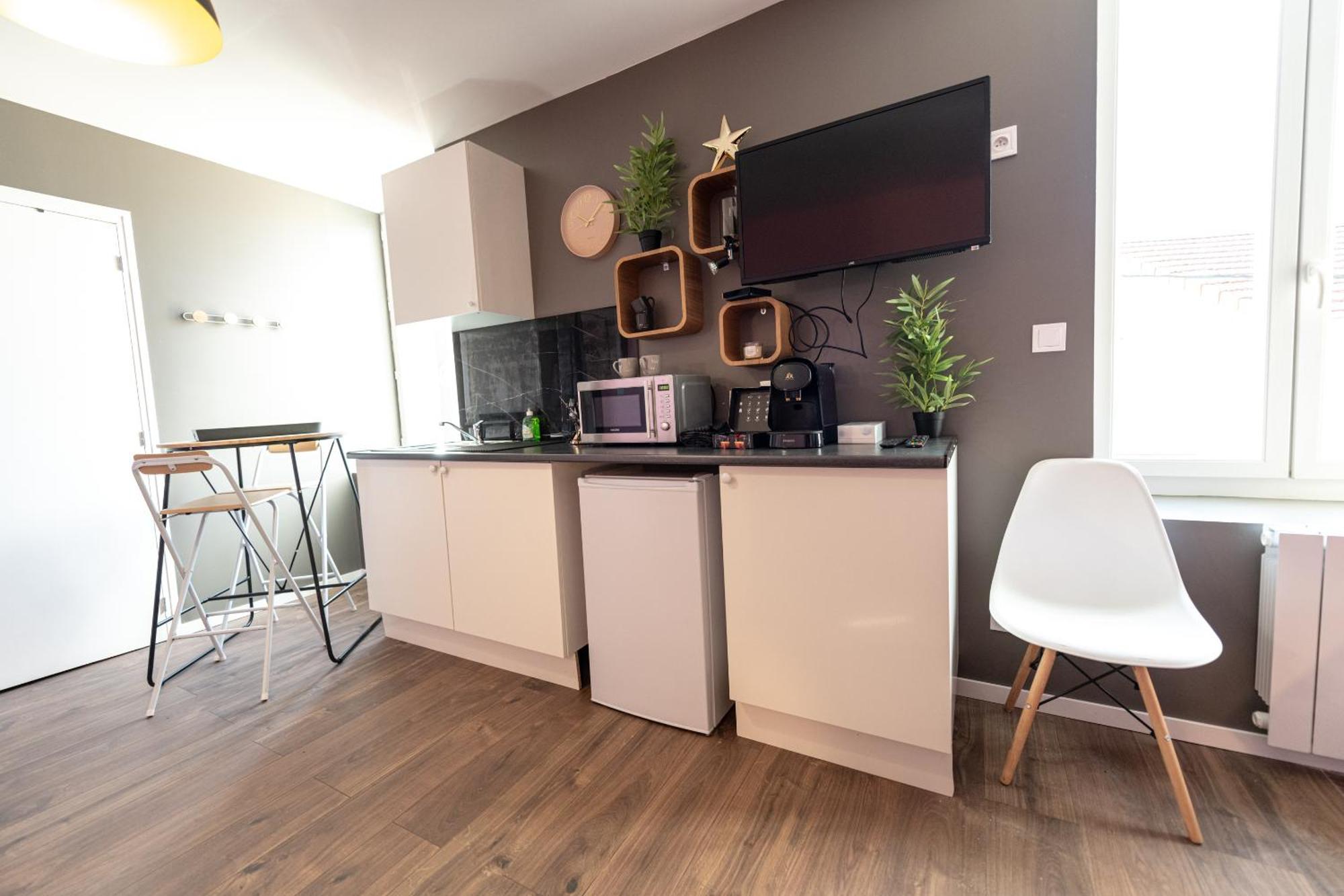 Kasa Lounge - Climatisation - Au Calme Apartman Rive-de-Gier Kültér fotó